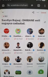 NISA Member with green logo on Last Sunday's Twitter Space.